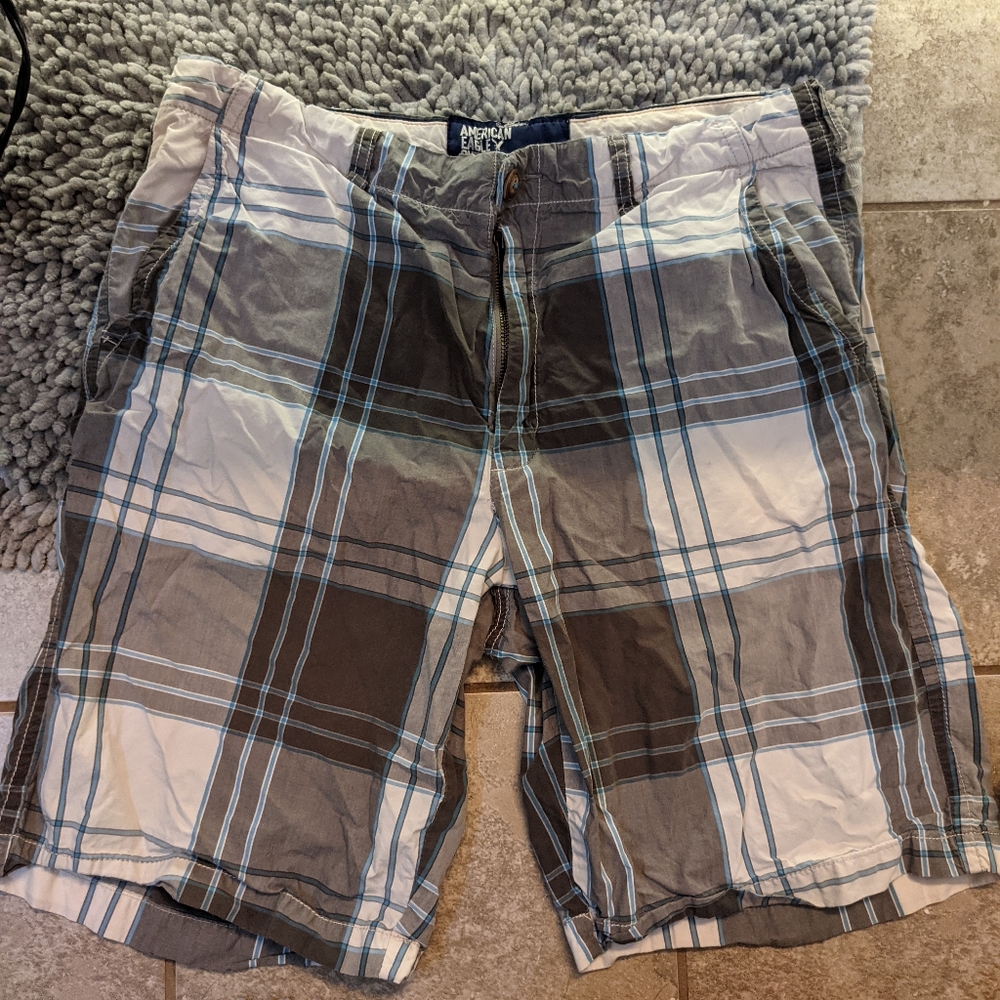 Men's American Eagle Plaid Shorts